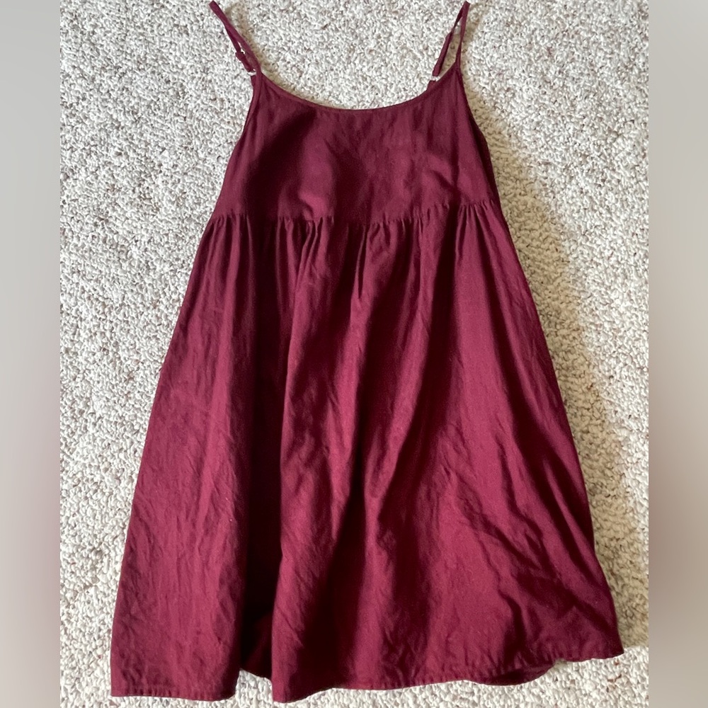 Red summer dress